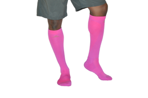 Men's Compression Socks - Optic Pink 